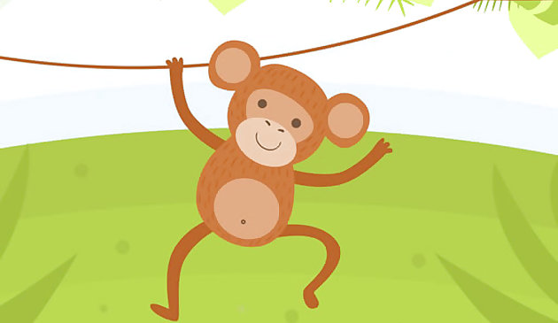 面白い猿のぬりえ 無料のオンラインゲーム