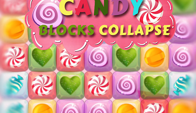Colapso de blocos de doces