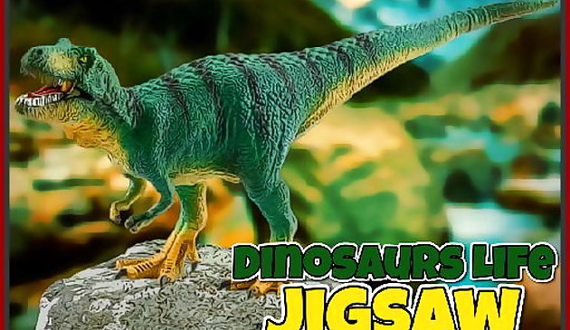 恐竜の生活ジグソーパズル