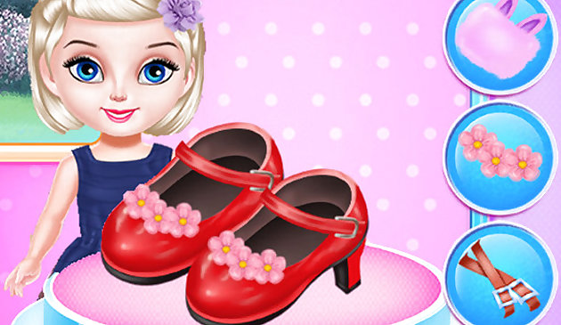 Conception de chaussures de mode de petite princesse