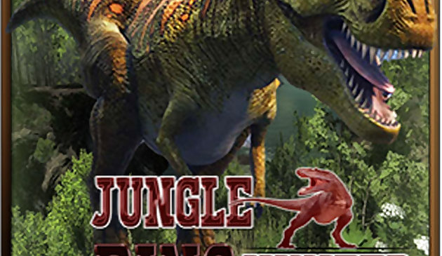Cacciatore di Dino nella giungla