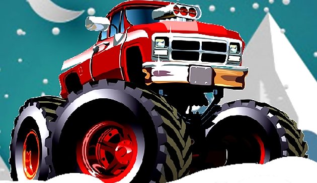 Corsa dei monster truck invernali