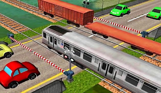 Euro Railroad Crossing : Railway Train Passing 3D - free online game