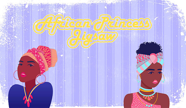 Jigsaw princesa africana