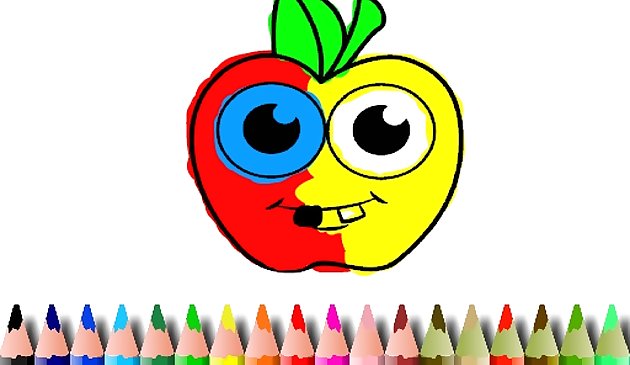 Libro para colorear de manzana BTS