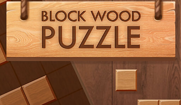 Puzzle en bois de bloc