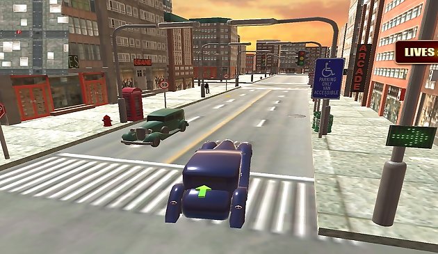 Simulador de coches de conductor de mafia