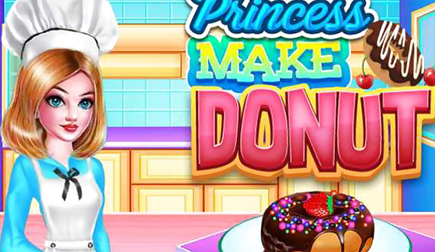 राजकुमारी बनाओ डोनट