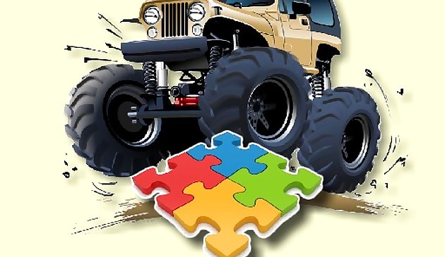 Tantangan Jigsaw Truk Monster