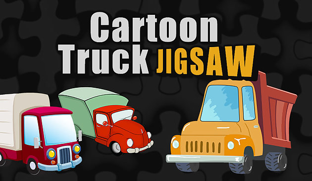 Puzzle del camion dei cartoni animati