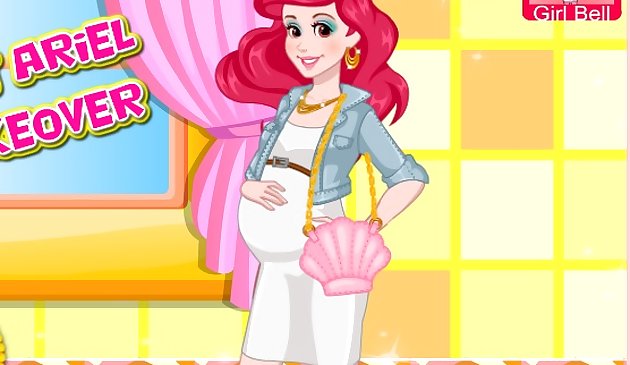 Cambio de imagen real de Ariel embarazada