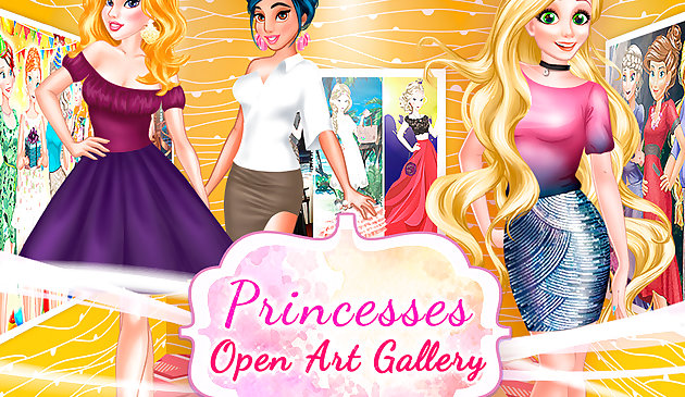 Принцессы открывают картинную галерею