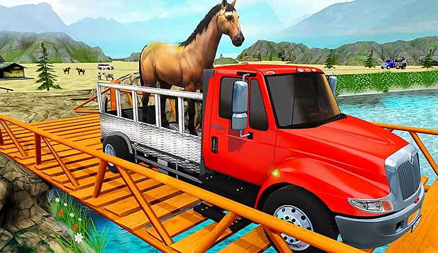 Farm Animal Transport Truck Game - free online game