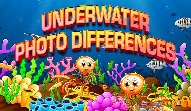Diferenças de fotos subaquáticas