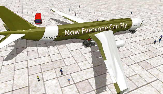 Simulador 3D do voo do avião