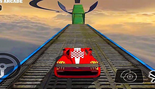 불가능 트랙 스턴트 자동차 레이싱 게임 3D