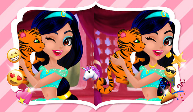 Funny Princesses Spot the Difference - free online game