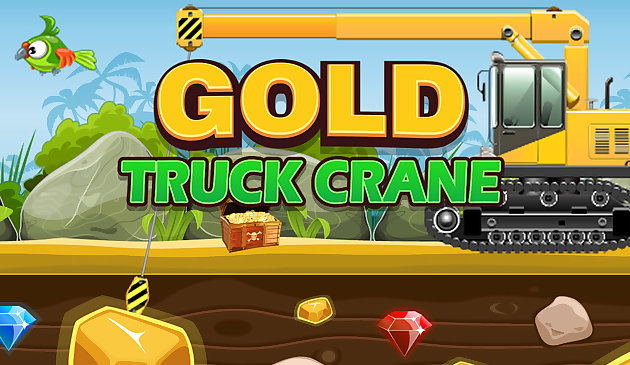 Grúa de camión de oro