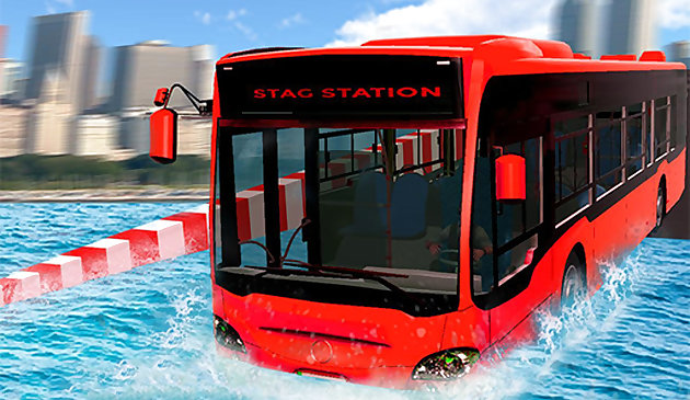 Ônibus flutuante de água extrema