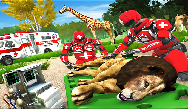 Real Doctor Robot Animal Rescue - free online game