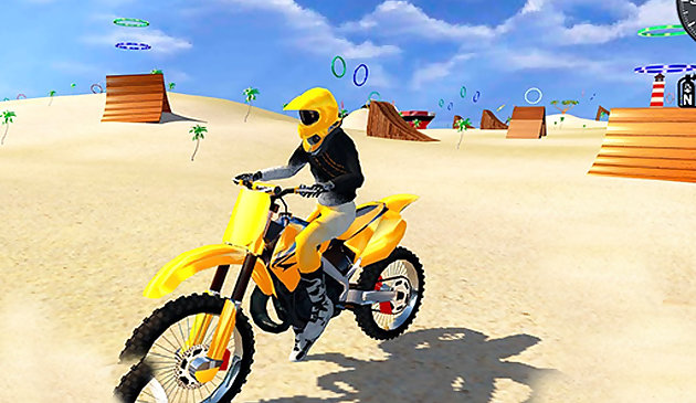 motorsiklo beach manlalaban 3D