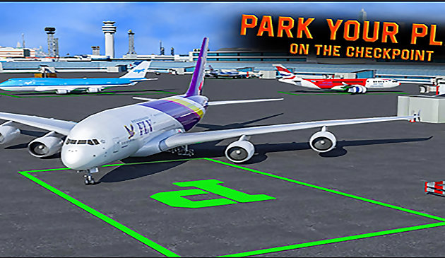 Air Plane Parkplatz 3d
