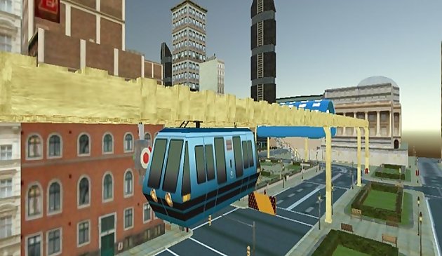 Sky Train Simulator : Yükseltilmiş Tren Sürüş Oyunu