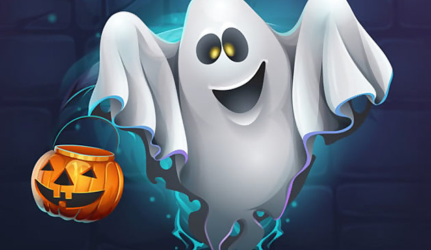 Puzzle spooky ghosts