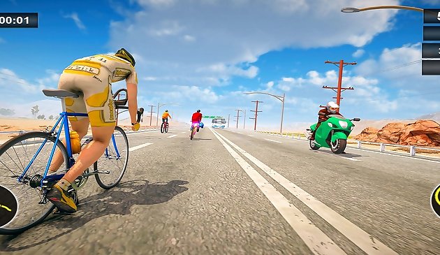 真正的自行车自行车赛车游戏3D