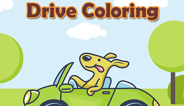 Coloração do Animal Happy Drive