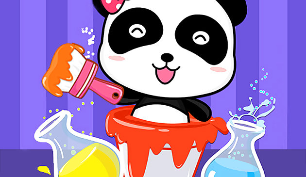 Bebek Panda Renk Karıştırma Stüdyosu