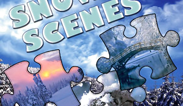 ジグソーパズル:雪のシーン