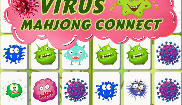 Conexión de Virus Mahjong