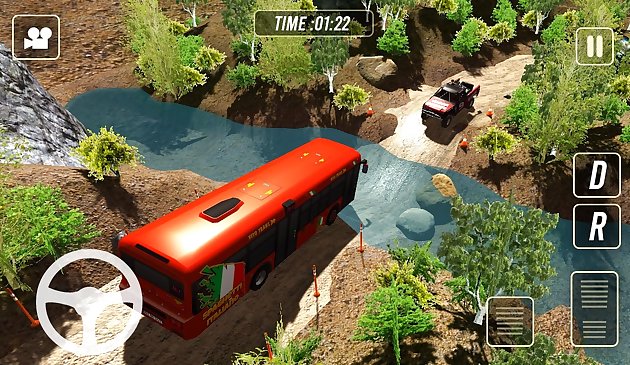 Menanjak Naik Bus Mengemudi Simulator Sim 3D