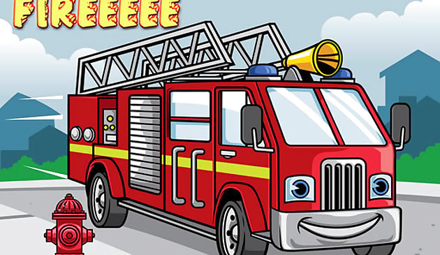 Puzzle del camion dei pompieri