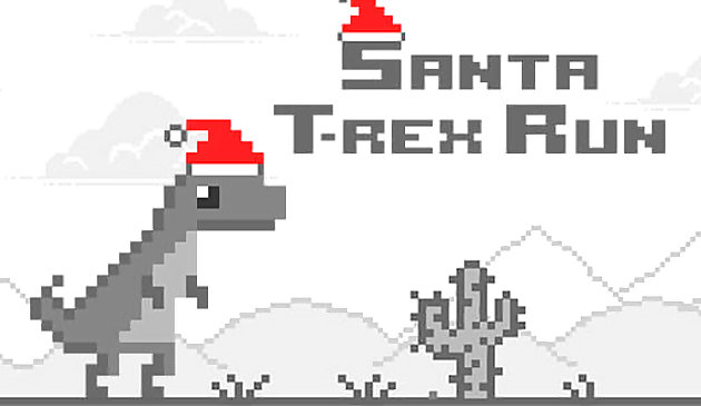Santa T-Rex Run - HTML5 Game For Licensing - MarketJS