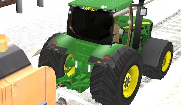 Traktor-Abschleppzug
