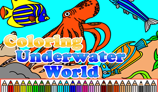 Colorindo mundo subaquático