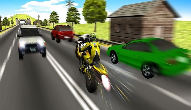 Highway Rider Motorcycle Racer 3D - free online game