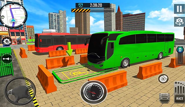 Simulator Parkir Kota Bus