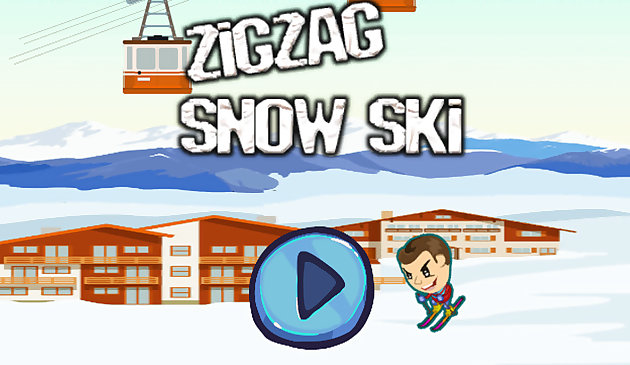 ज़िगज़ैग स्नो स्की