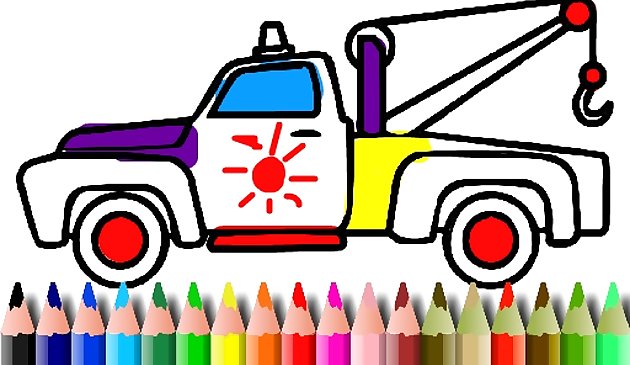 Coloriage BTS Trucks