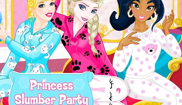 Prenses Pijama Partisi Komik Yüzler