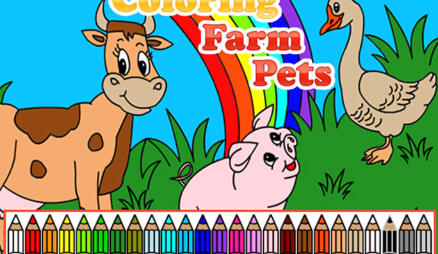 Coloriage animaux de la ferme
