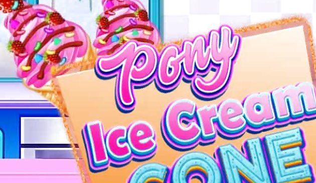 pony yelo cream cone
