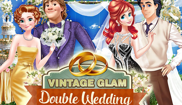 Vintage Glam Double Mariage
