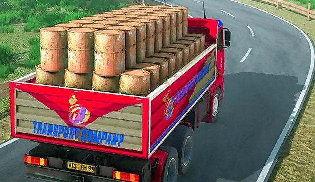 Entrega do dever de carga do motorista de caminhão indiano
