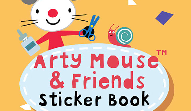 Arty Mouse Sticker Libro