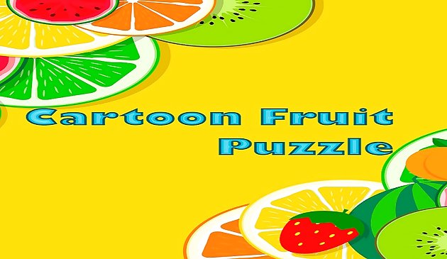 Puzzle de dessin animé de fruits
