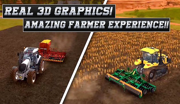 Real Tractor Farming Simulator : Tractor de servicio pesado